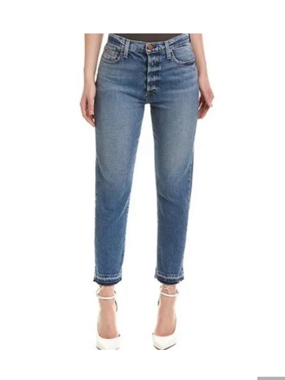 AO.LA by Alice + Olivia "Amazing" High-Rise Slim Girlfriend Jeans sz 31